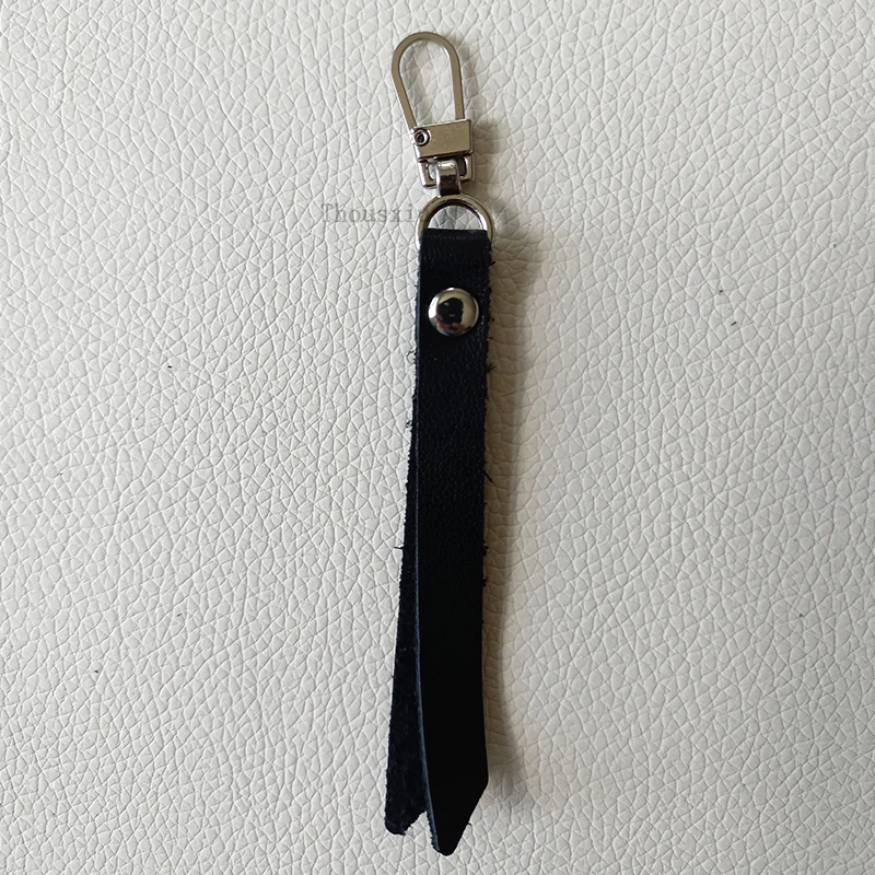 1Pcs Leather Metal Zipper Slider Pull Head Backpack Apparel DIY Sewing Accessories for Pull Strap Pendant Cord Zipper Decoration