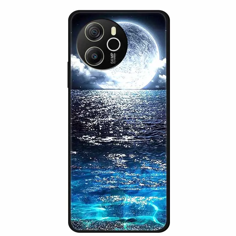 Animal Painted Soft TPU Silicone Back Cover - Fashionable Phone Case
