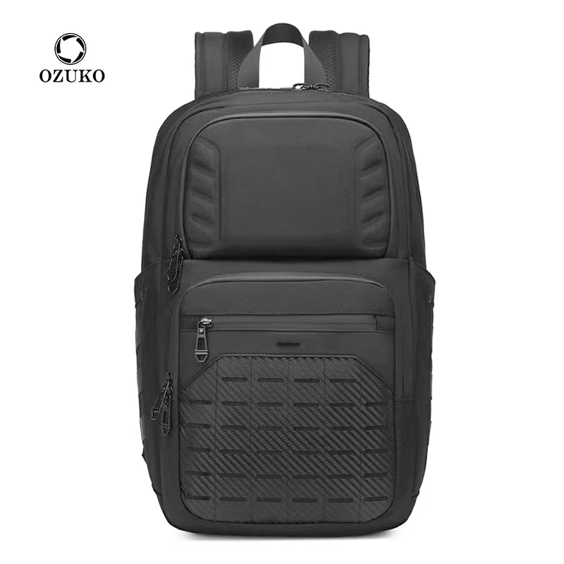 1680D Oxford Cloth Backpack Casual Lightweight Men's Backpacks with Lock Business Travel Bags Waterproof  Computer Bag.