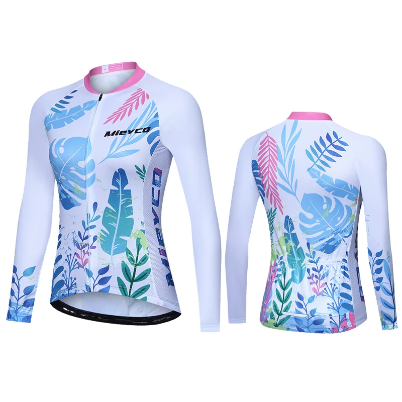 thumbnail image 1 of MIEYCO - Maillot de ciclismo para mujer, ropa de ciclismo de secado rápido, manga larga, camiseta de ciclismo, primavera, otoño, 2024, 1 of 5