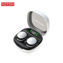 Compact Wireless Bluetooth Earbuds with Hi - Fi Bass and Sleep - Friendly Design (WHITE)