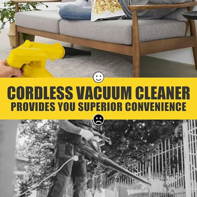 편리하고 효율적인 2-in-1 무선 송풍기 진공 청소기로 손쉽게 집안 청소