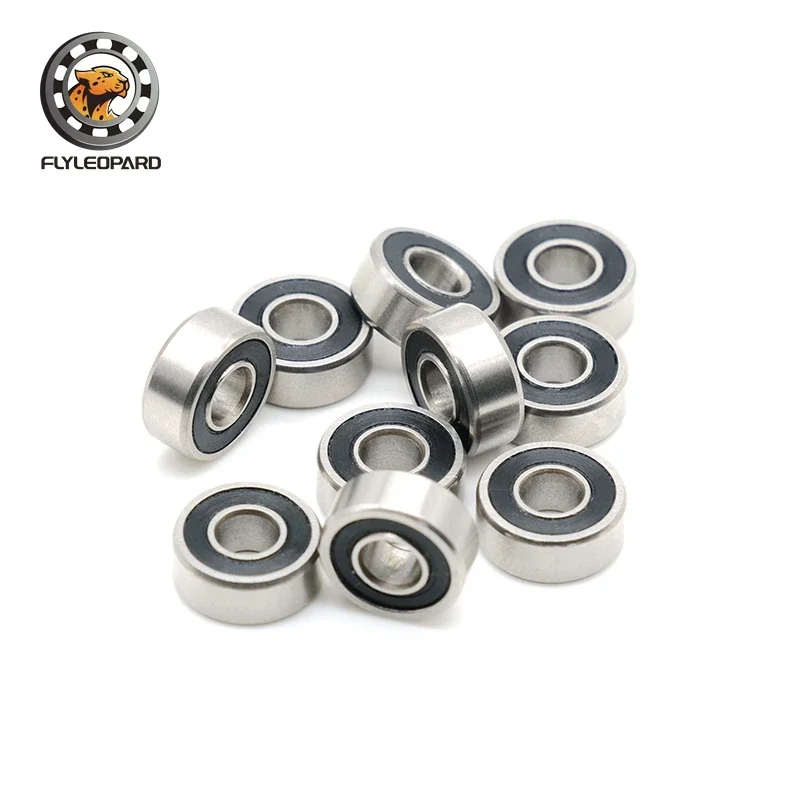 Bearing 10PCS 684RS ABEC-7 4x9x4 mm Hobby Electric RC Car Truck Ball Bearings Black Sealed 684-2RS 684 RS 2RS