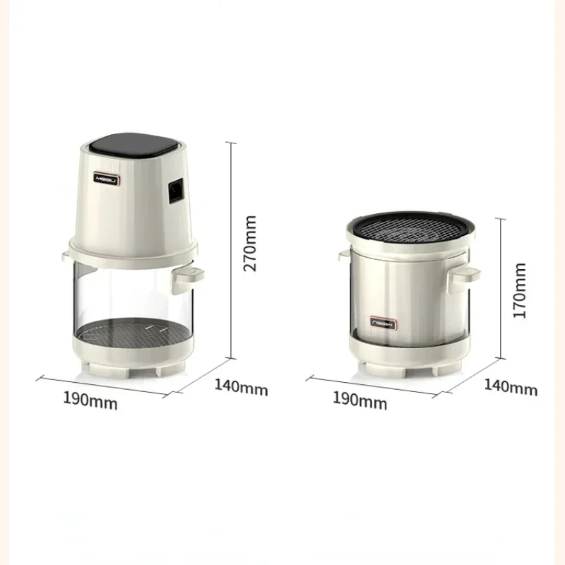 Air Fryer Mini Small Capacity Visualization Transparent Glass Small Single Dormitory Free of Shipping for One Person