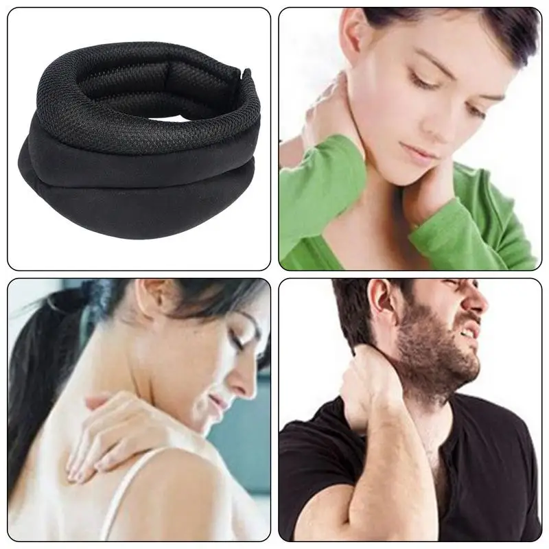 Cervicorrect Neck Brace Soft Foam Wraps Keep Vertebrae Stable Neck Support Adjustable Universal