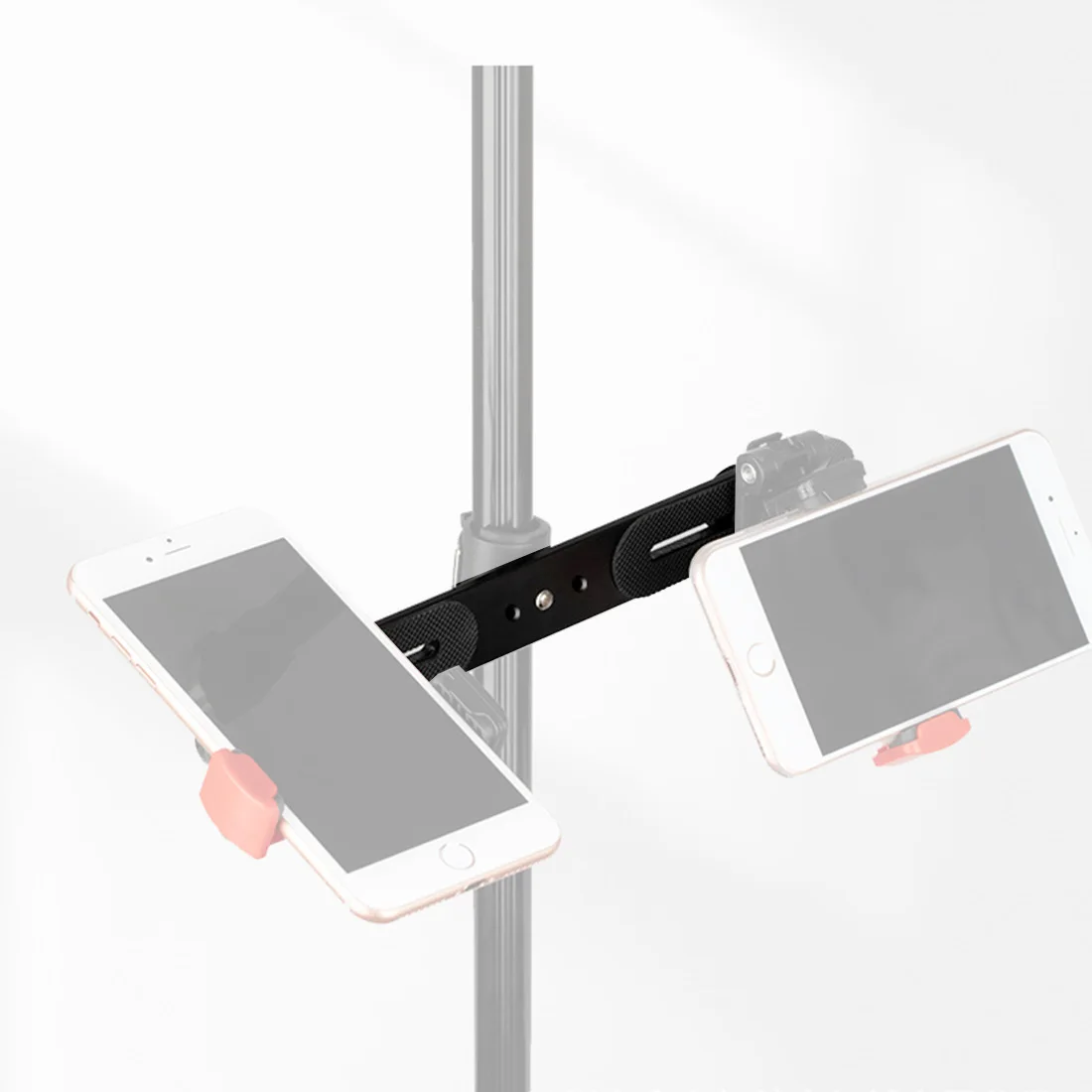 Doppia Staffa Per Treppiede Da 20 Cm In Alluminio, Supporto A 1/4 Per Fotocamera E Flash, Ideale Per DSLR E Luci LED - 6