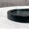 Real Natural Marble Oval Tray for Perfume Candles Jewelry Cosmetic Storage Plate as Gift Green Art Tray for Home Decor 4