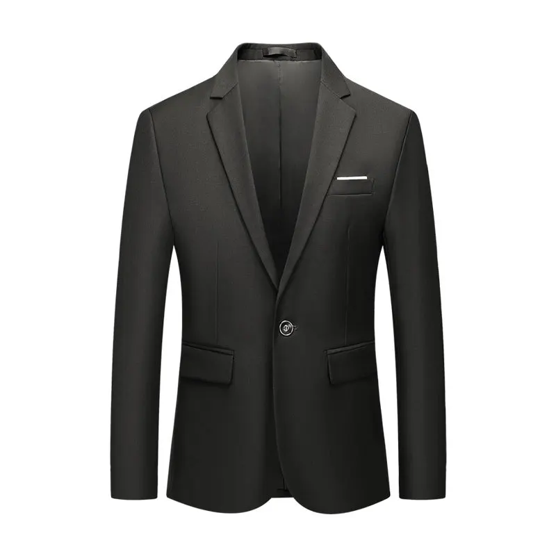 New casual one-button suit jacket for men men's leisure Korean-style slim-fit blazer