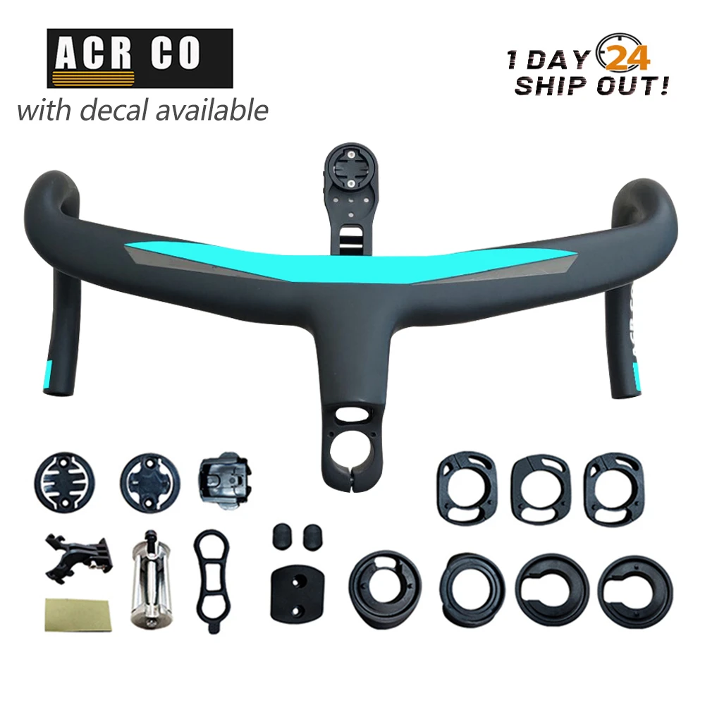2023 New ACR CO Handlebar Carbon Bike Integrated Handlebar Internal