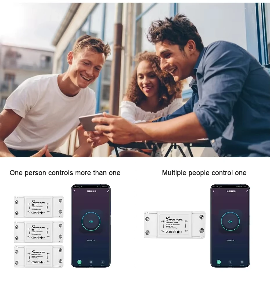 Smart WiFi Wireless Light Switch Module