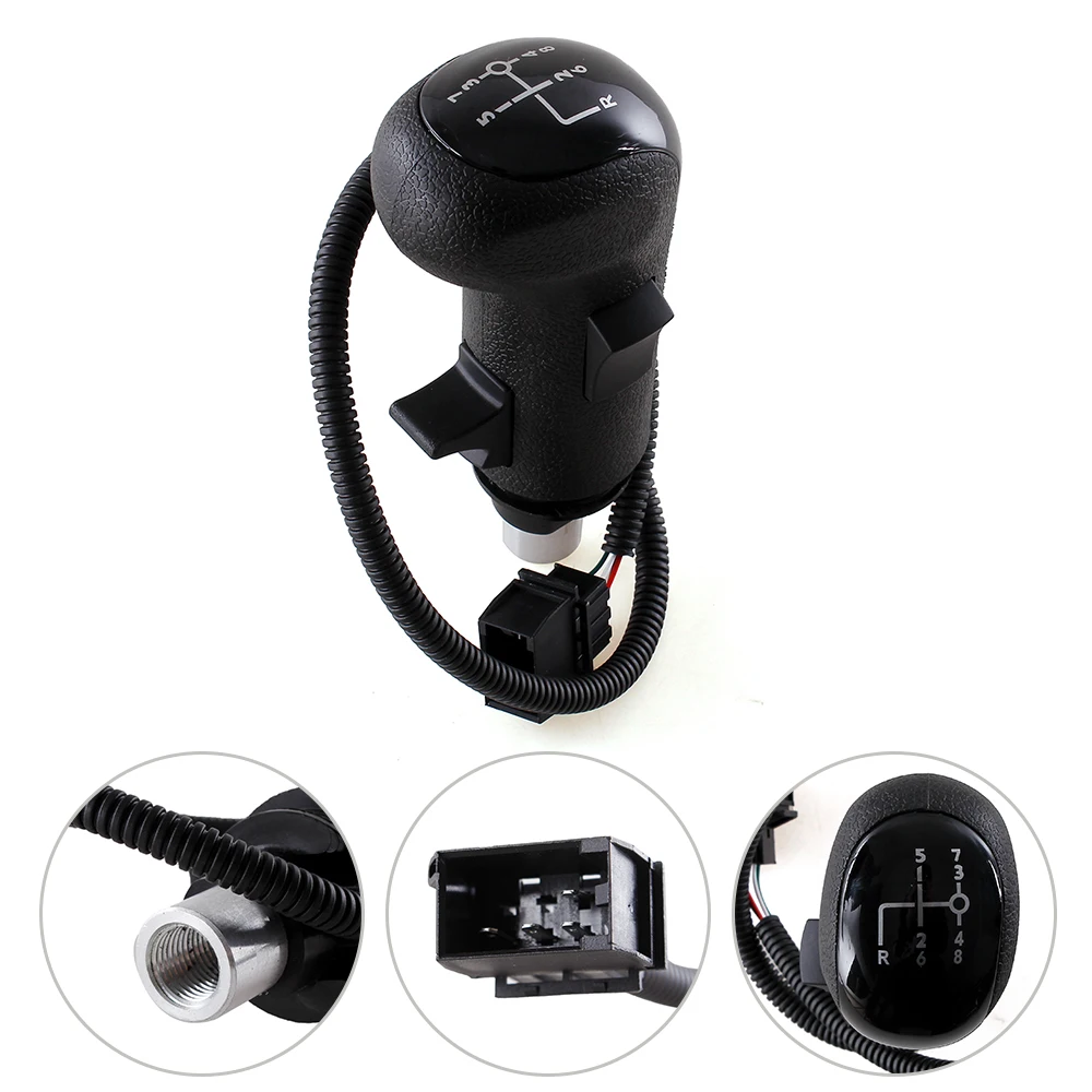 New 6Pin M14x1.5 Truck Electric Gear Shift Lever Knob 8 Speed+R 