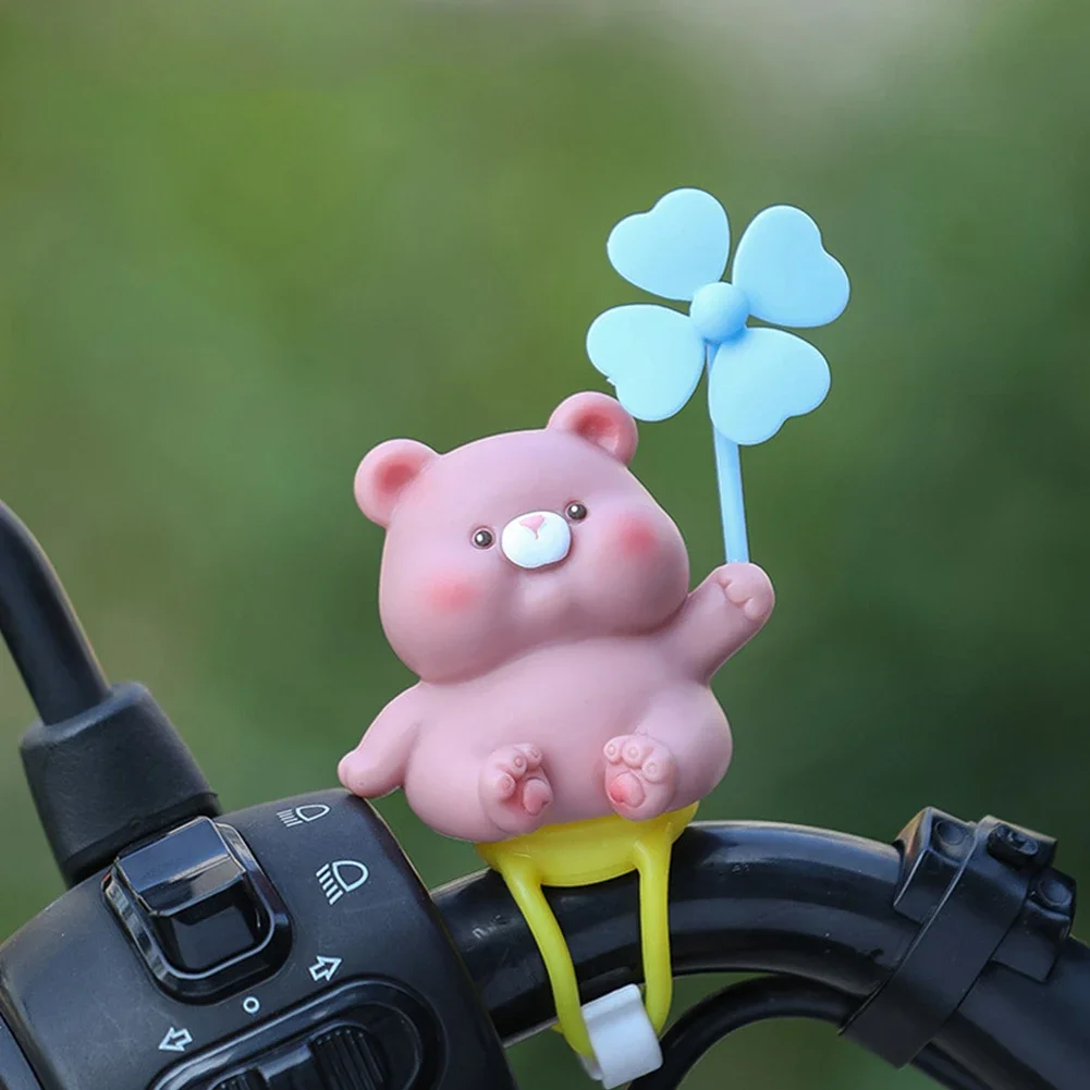 thumbnail image 1 of Lindo Animal de dibujos animados para Interior de coche, decoración de bicicleta, decoración de ciclismo, accesorios para montar en bicicleta, pato, conejo, gato, 1 of 5