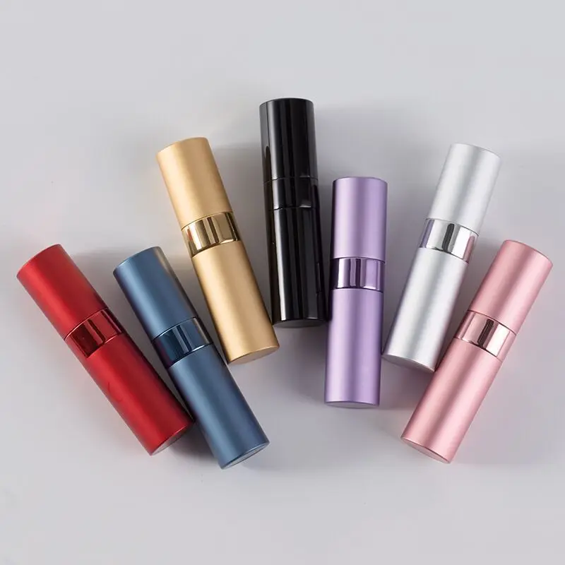 8ml Perfume Bottling Atomizer Portable Liquid Container For Cosmetics Dispense Glass Spray Bottle Refillable For Traveling