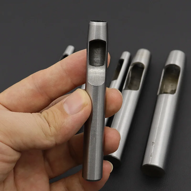 할로우 펀치 세트, 라운드 홀 펀치 수공구 키트, 가죽 공예 시계 밴드, 원단, 플라스틱, 종이, 벨트, 개스킷 샤프용 스틸 다이