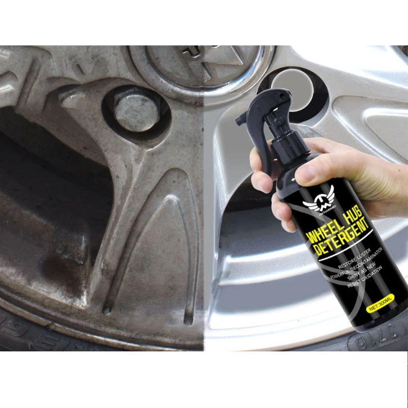 300ml Iron Rust Cleaning Fluid Convenient Car Wheel Hub Rust Removal Spray Car Detailing Cleaning Spray D7YA