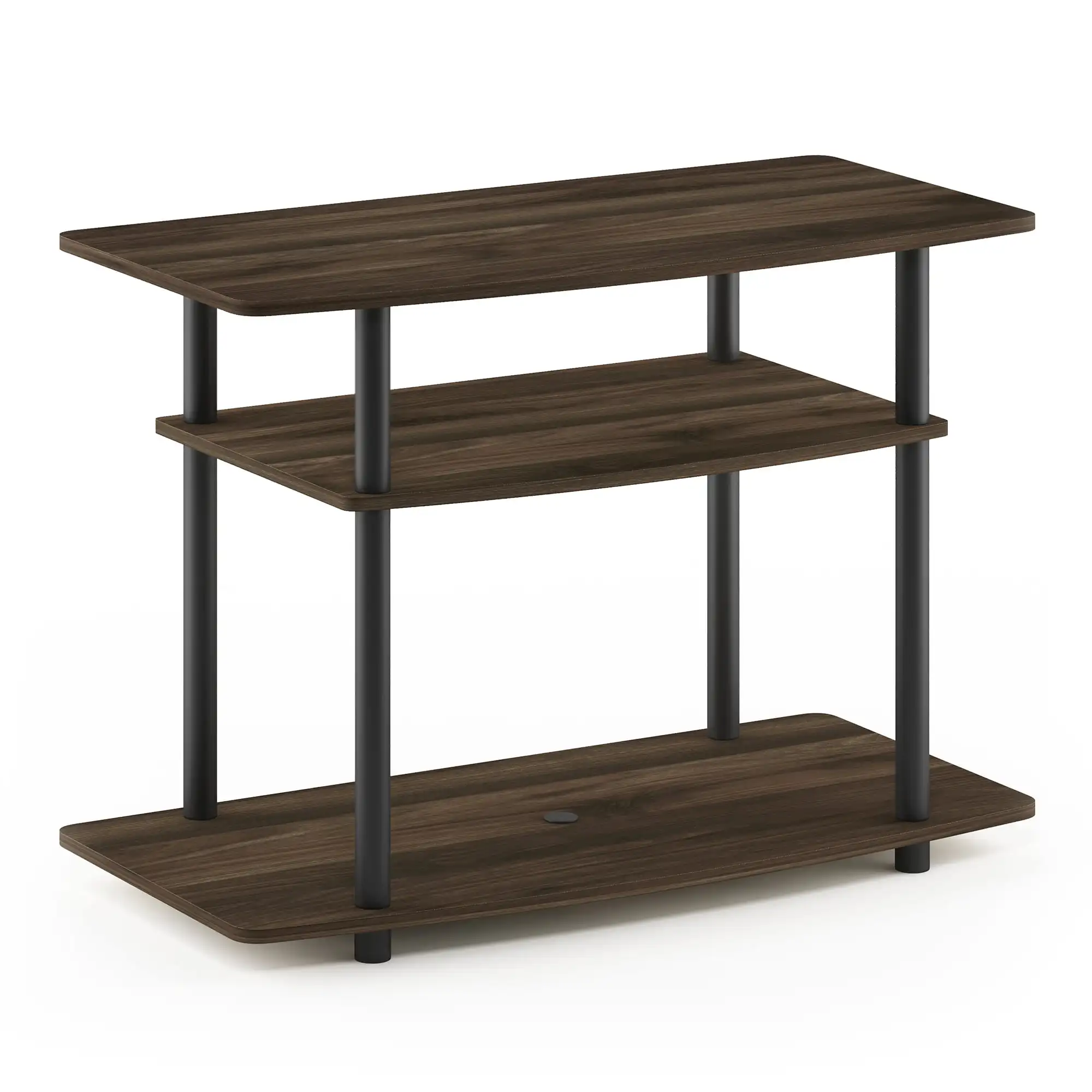 

Furinno 13192 Turn-N-Tube No Tools 3-Tier TV Stands, Columbia Walnut/Black