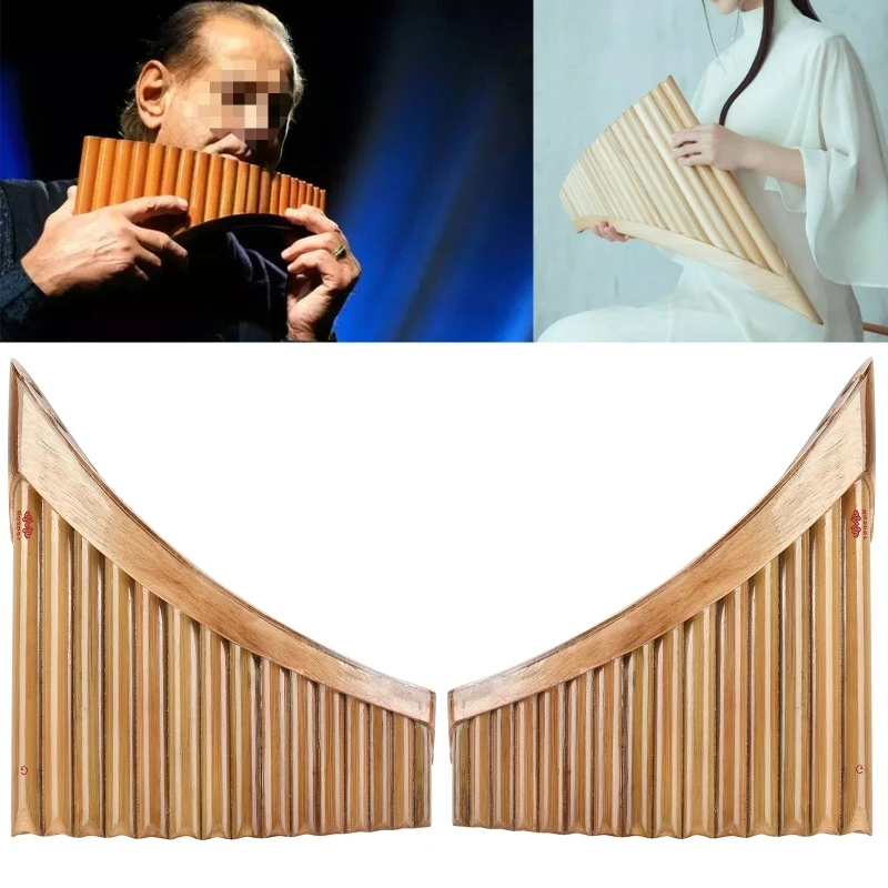 

Духовой инструмент G Key Panpipe, китайский традиционный деревообрабатывающий инструмент с барной сумкой
