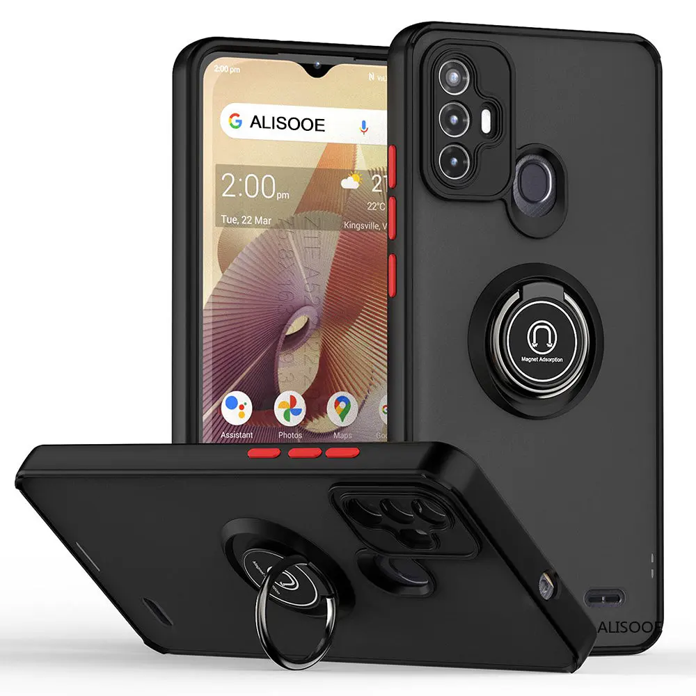 Fertuo Funda Para ZTE Blade A54, Carcasa Libro Con Tapa De Cuero Piel Wallet Case Flip Cover Con Kickstand, Hebilla Magnetica, Ranuras Para Tarjetas Para ZTE Blade A54, Negro