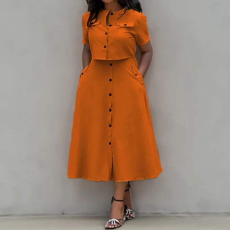 التنانير قميص المرأة قطعتين مجموعة أنيقة س الرقبة...