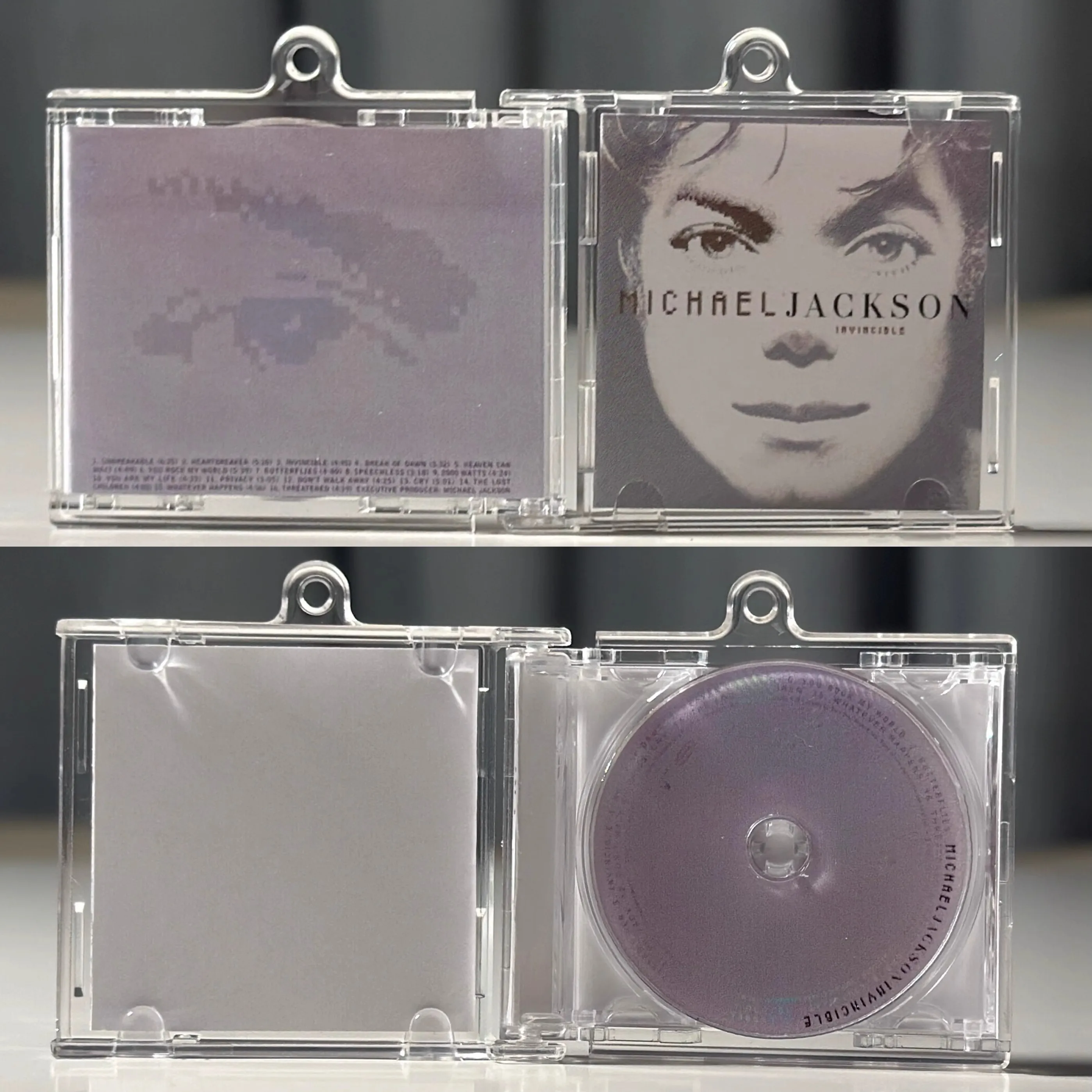 Брелок Michael Jackson MJ MINI Music CD NFC XSCAPE Bandai | AliExpress