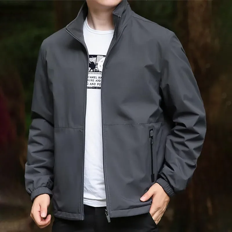 Sweatshirt With Zipper Men's Cold Jackets Male Knitted Coat Down Light Man Windbreaker Style Clothing Mens Harajuku Custom Logo