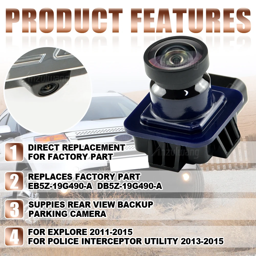 

For 2013-2015 Ford Explorer DB5Z-19G490-A DB5Z19G490A EB5Z-19G490-A EB5Z19G490A Car Rear View Backup Parking Camera