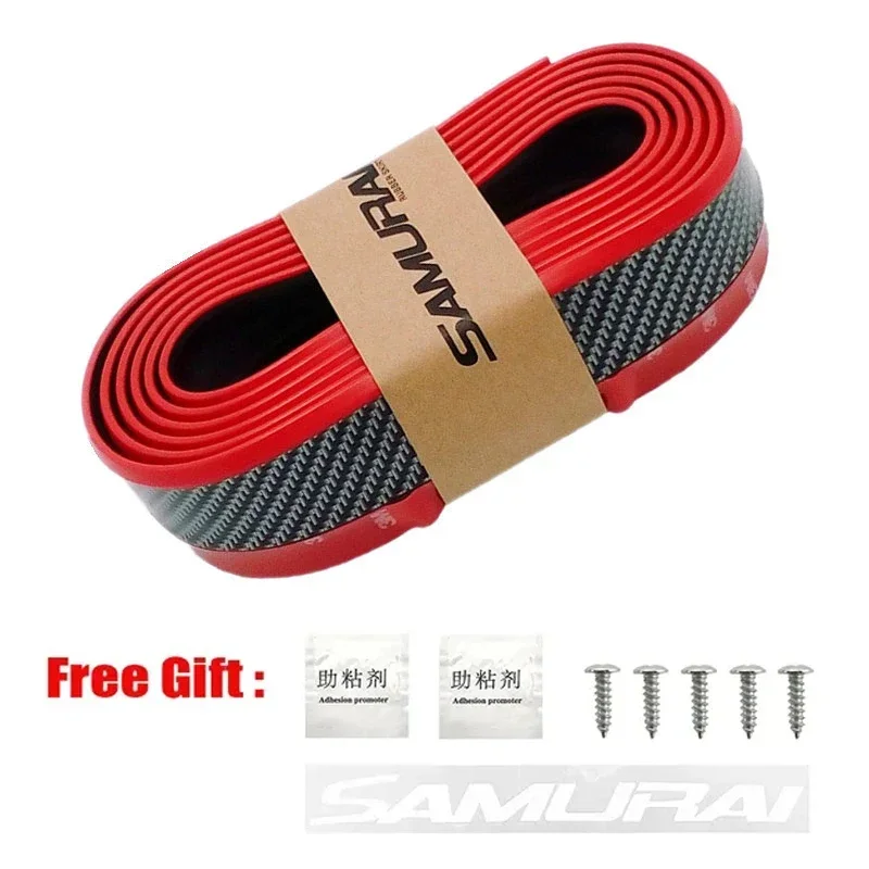 Universal Carbon Fiber Front Bumper Lip Protector - Scratch-Resistant, Collision-Resistant, Easy Installation, Premium Look