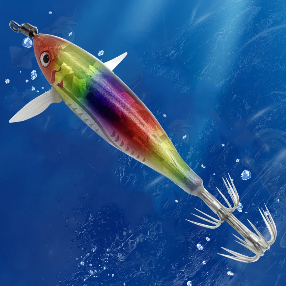 Luminous Floating Egi Lure 5.5g Octopus Cuttlefish Fishing Baits Glow In Dark Night Fishing Tools