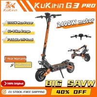 Trottinette électrique tout-terrain KuKirin G3 Pro 1200W*2 52V23.4AH, vitesse maximale 65 km/h, autonomie 80 km, freins hydrauliques avant et arrière 1
