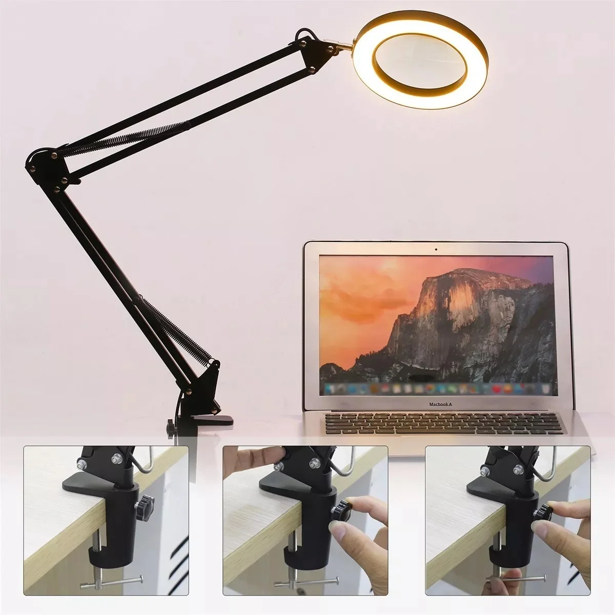 16X Illuminated Magnifier 120 LED Cold Light Magnifying Glass ForSoldering  Iron Repair/Table Lamp/Skincare Beauty Tool Equipment - AliExpress