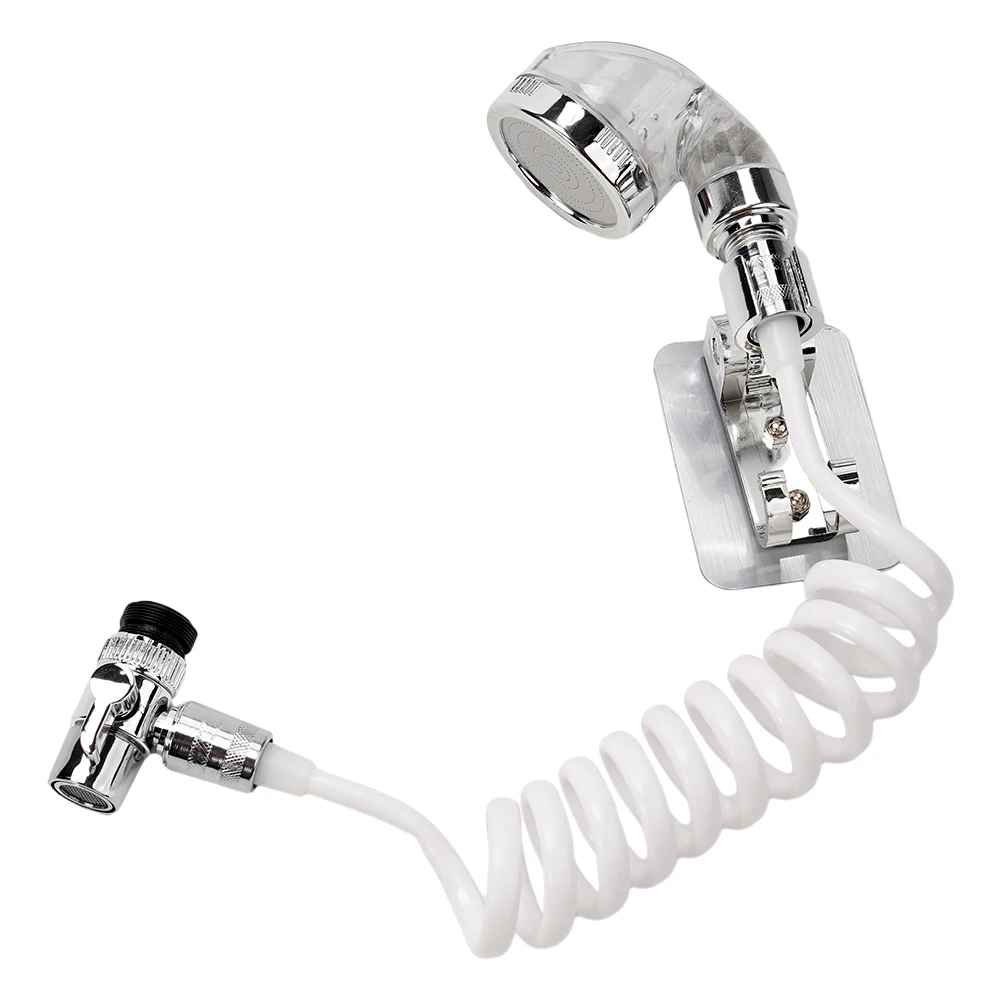Simple Style Shampoo Artifact Shower Faucet Set Washbasin Attachment Bathroom External Faucet Sprayer Hose Nozzle 5