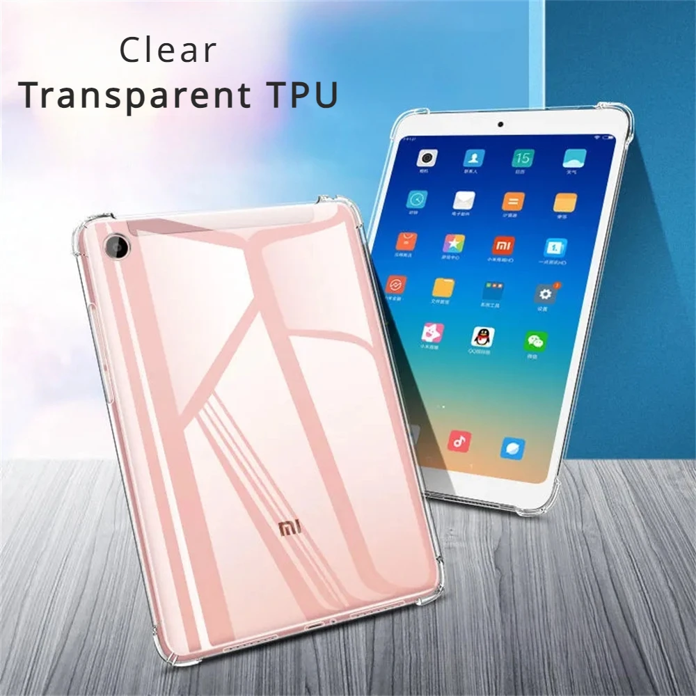 For xiaomi mi pad 4 Tablet Case Ultra Thin TPU Back 8.0 inch Flip Cases For Xiaomi Mi Pad 4 MiPad 4 8