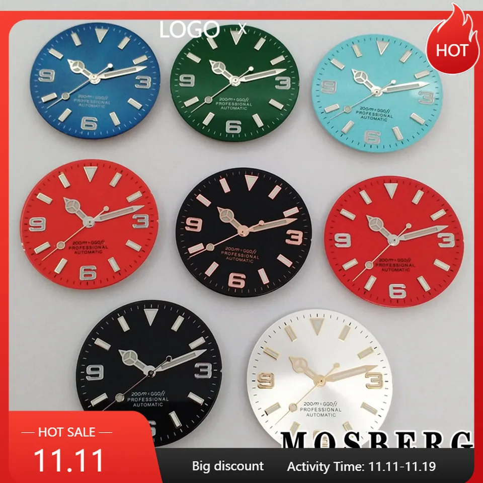 Quadrante Sterile Luminoso Da 28,5 Mm Adatto For NH35 For - Foto 3