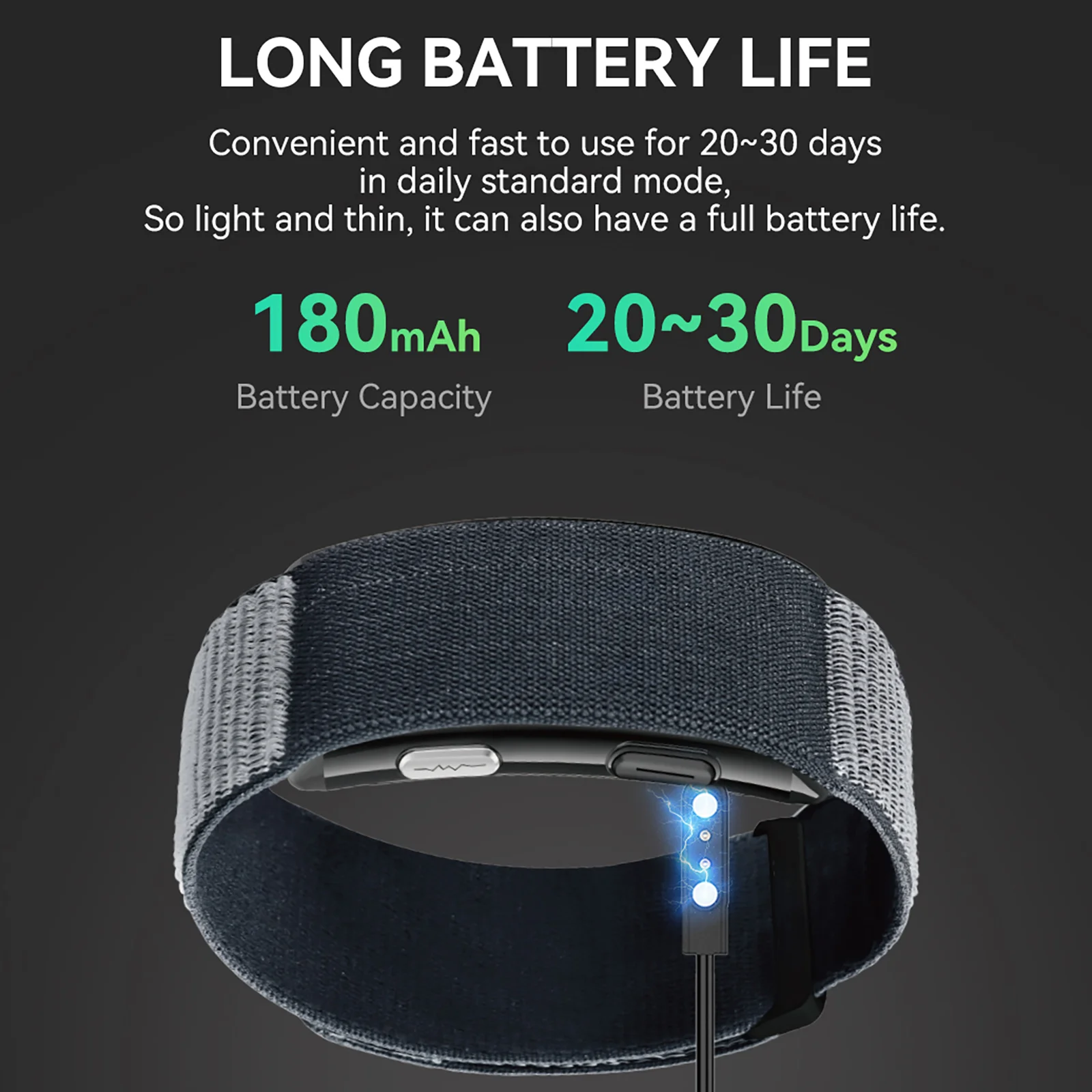 VITRO NO Screen Lightweight Smart Bracelet ECG SOS Heart Rate Blood Pressure Sports Fitness Waterproof Screenless Smartwatch 6