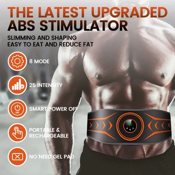 Abdominal ab toning trainer Abs workout equipment ab cruncher for abs workout Ab muscle toner Sport Exercise Belt for Men 2