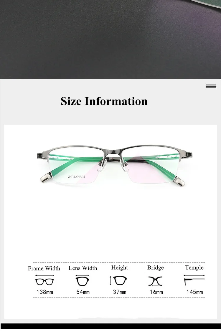 Chashma Ochki Women's Semi Rim Square Titanium Eyeglasses 4