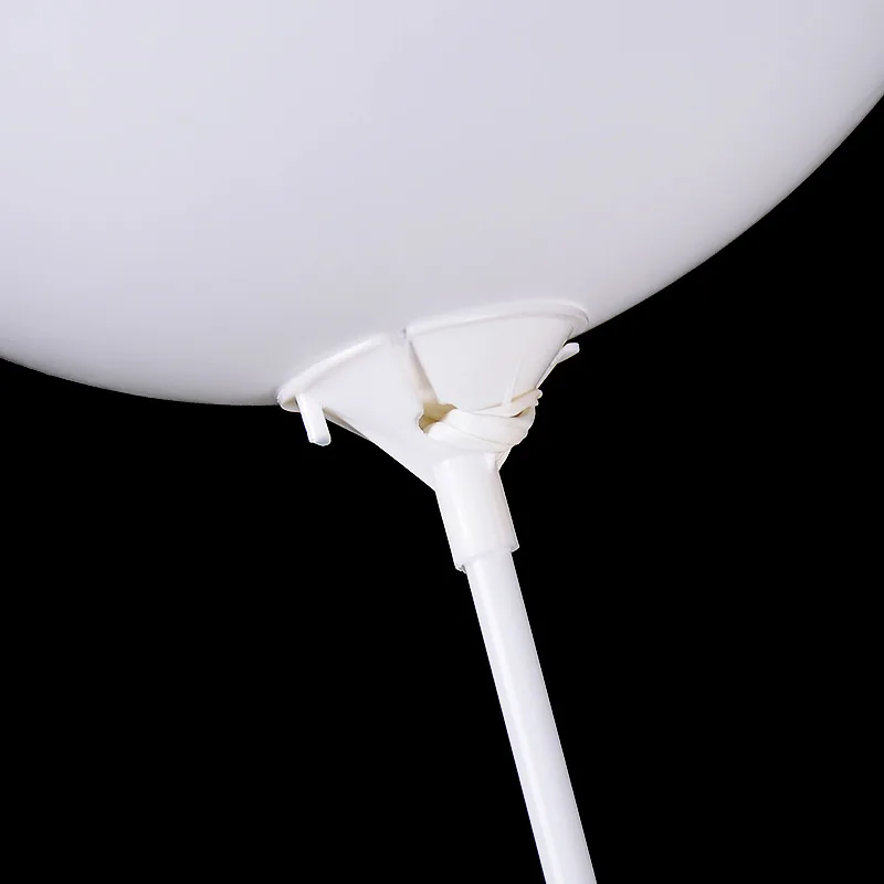 Latex Balloon White Balloons Balloon Stand Holder 30cm Balloon Stick Cup Inflatable Balls Decoration Accessories