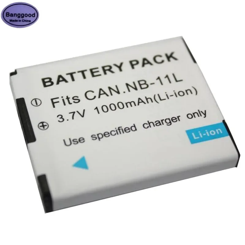 Batteria Per Fotocamera 3.7V 1000Mah Nb-11L Nb 11L Nb11L Per Canon A2600 A3500 A4000Is Ixus 125 132 140 240 245 265 155 Hs
