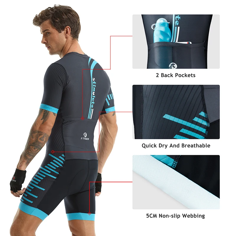 X-TIGER トライアスロンウェアセット Lサイズ