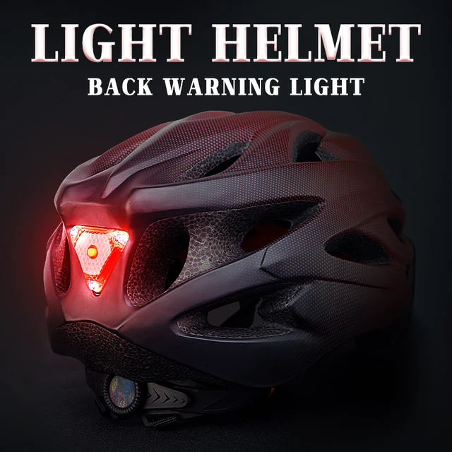 X-TIGER Lightweight Adult Bike Helmet with LED Rear Light 2