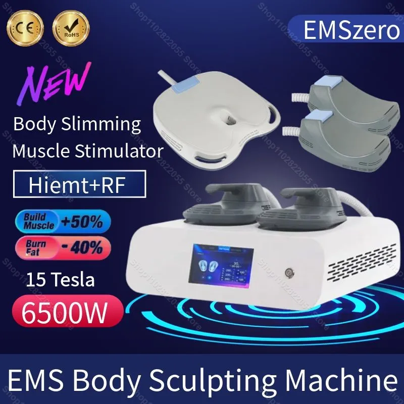 Emszero NEO 6500W 15 Tesla EMS RF Body Sculpting Machine Professional Hiemt Muscle Stimulator Body Contouring Device with 200HZ body slimming machine