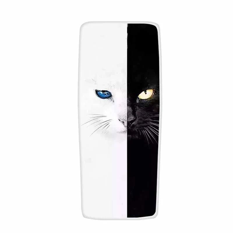 Luxury Silicone TPU Soft Transparent Case - Protective Clear Cat Design Cover