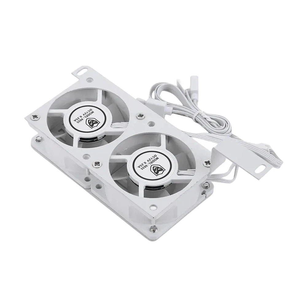 1PCS Heatsink Cooler For ARGB Syn Low Noise Cooling Fan with Dual 60mm Fan 6000-3600RPM 12V for DDR/DDR2/DDR3/DDR4/DDR5