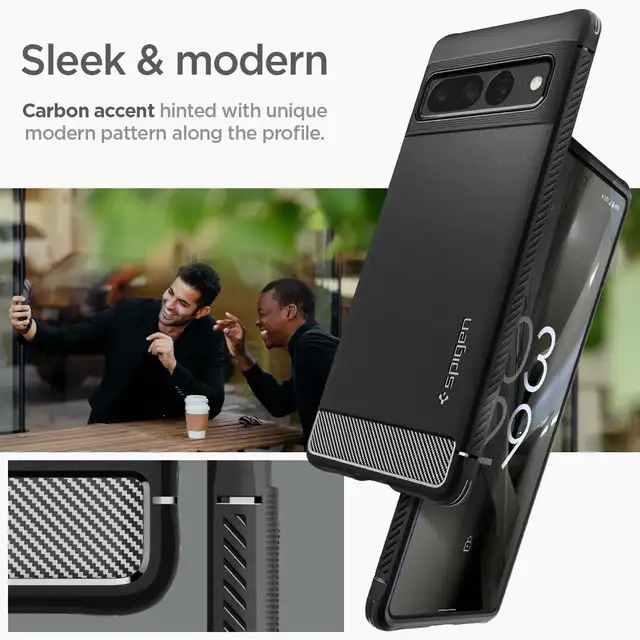 Spigen頑丈なアーマーケース、Google Pixel 8 pro、8、7プロ、7 