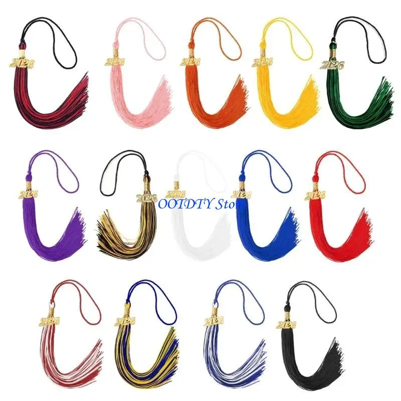 367A 2026 졸업 Tassels 클래스 2026 졸업 모자 Tassels 장식 학술 가운 학사 가운 바느질 용품