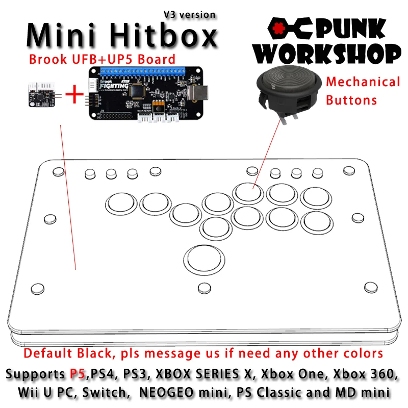 レバーレスコントローラー（hitbox）10ボタン ホットスワップ その他