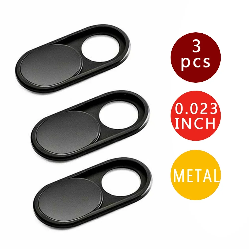 Cubierta de cámara para teléfono, portátil, PC, cámara web antiespía, Protector de privacidad, protección de privacidad, escudo de obturador deslizante para IMac, Ipad, 3 uds.