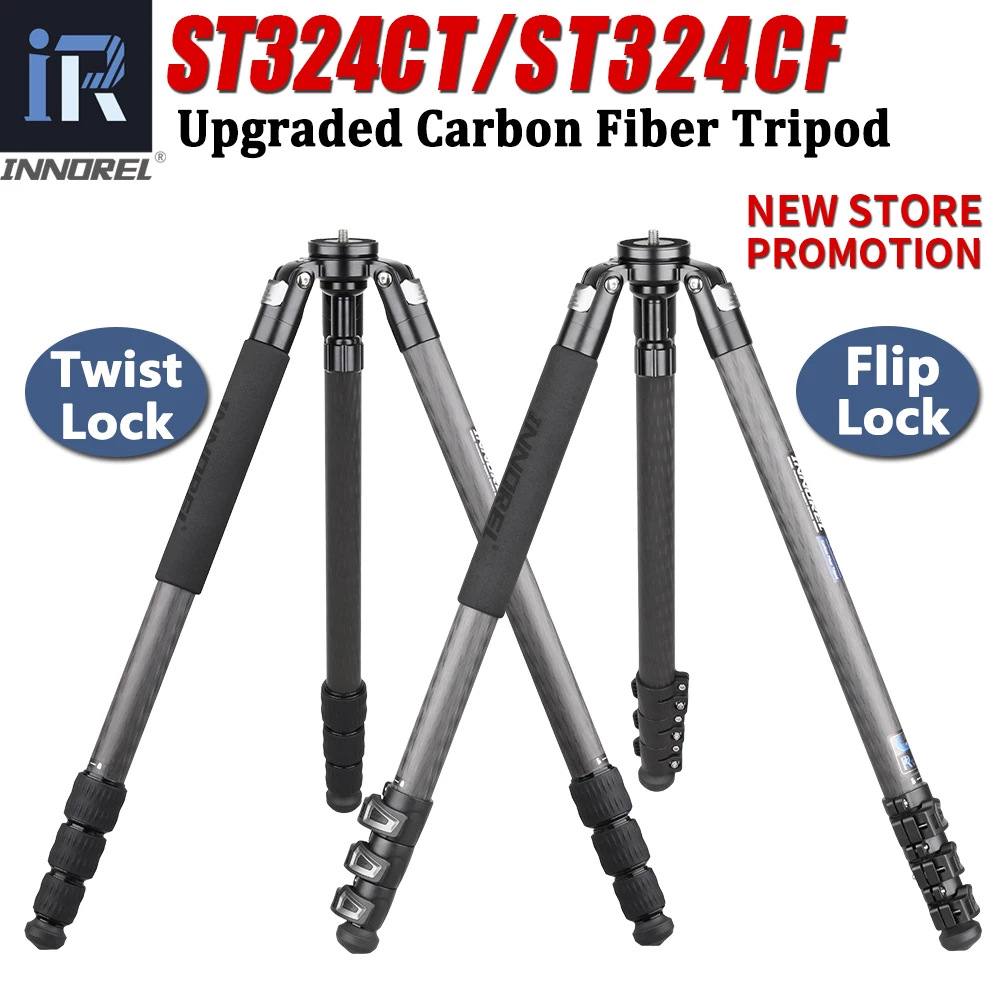 INNOREL ST324CT/324CF Professional Carbon Fiber Tripod with Bowl