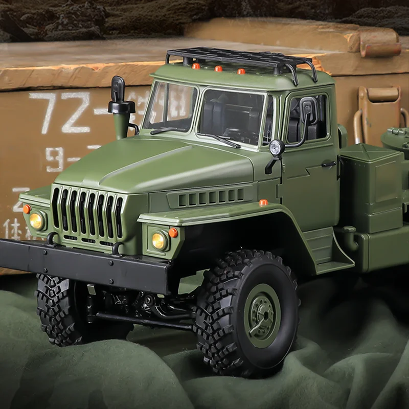 WPL B36-3 RC Trucks 1:16 Full Scale Military Truck Transport Vehicle Trailer RC Climbing Car Children Adult Gifts Toys 5