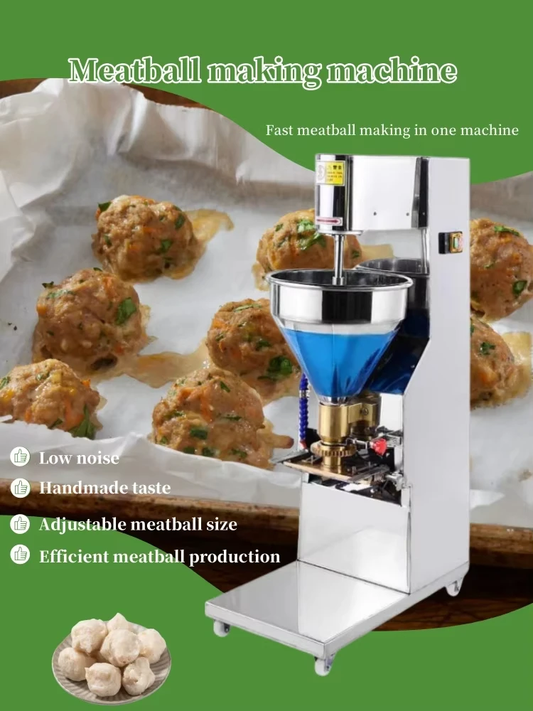 Description Picture 5 of itemStainless Steel Professional Meatball Maker - Mason Basso Beef Balls, Small Stuffed Crab Meatballs Making Machine for Commercial
